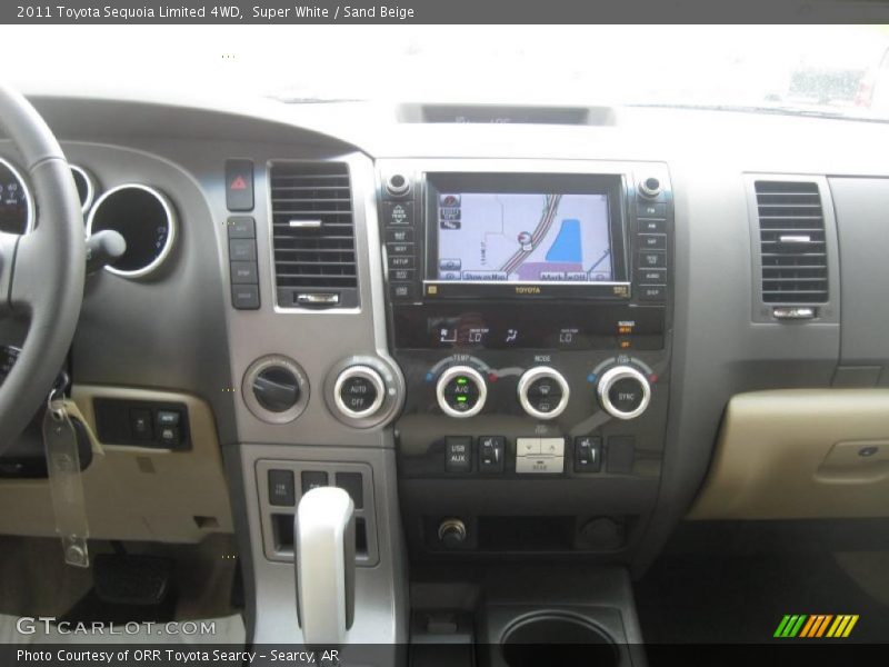 Super White / Sand Beige 2011 Toyota Sequoia Limited 4WD