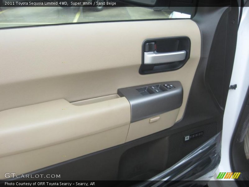 Super White / Sand Beige 2011 Toyota Sequoia Limited 4WD