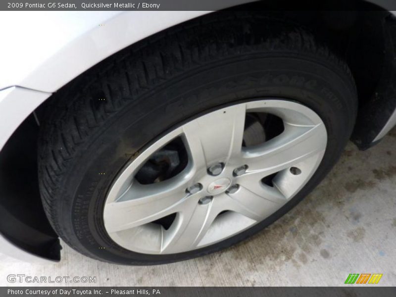 Quicksilver Metallic / Ebony 2009 Pontiac G6 Sedan