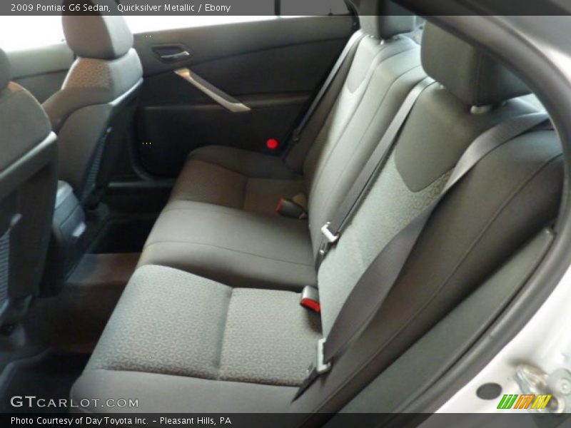 Quicksilver Metallic / Ebony 2009 Pontiac G6 Sedan