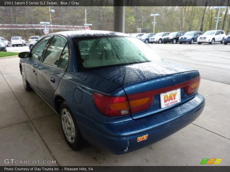Blue / Gray 2001 Saturn S Series SL2 Sedan