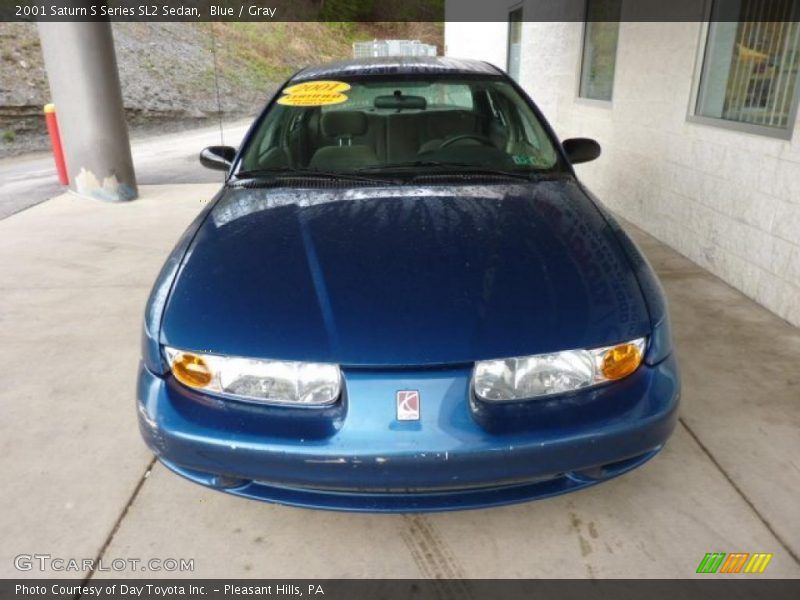 Blue / Gray 2001 Saturn S Series SL2 Sedan