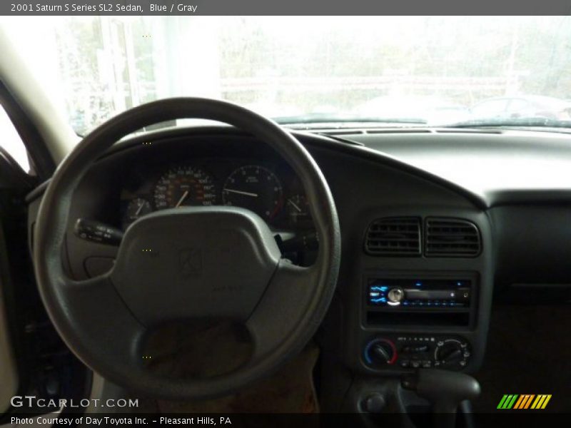 Blue / Gray 2001 Saturn S Series SL2 Sedan