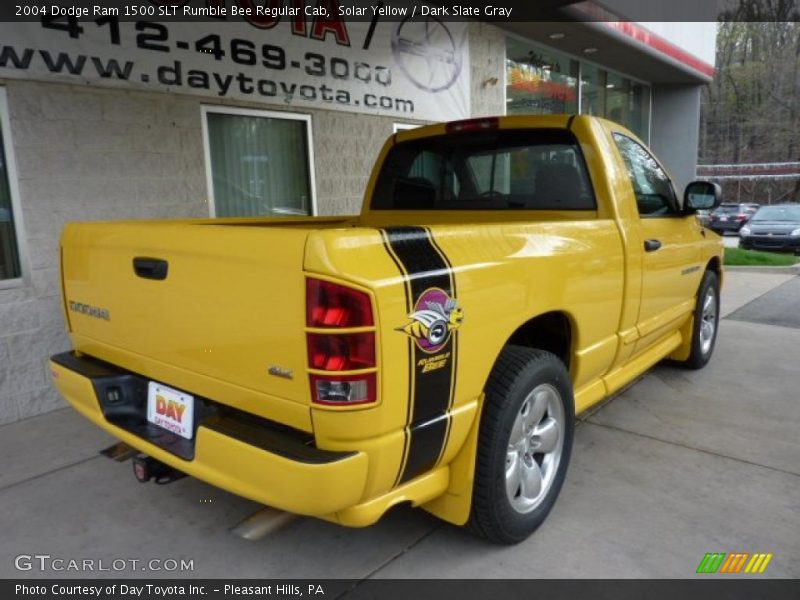 Solar Yellow / Dark Slate Gray 2004 Dodge Ram 1500 SLT Rumble Bee Regular Cab