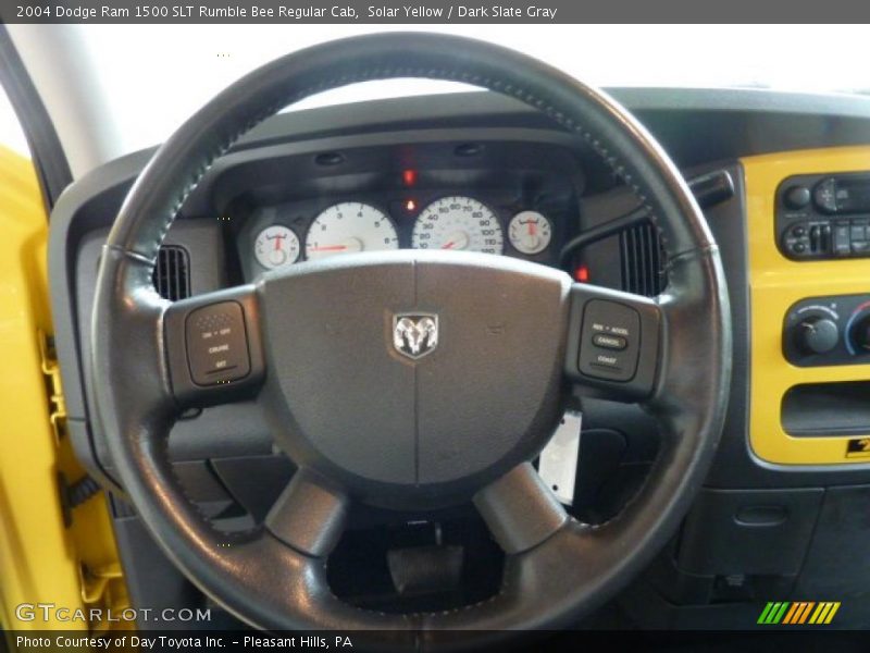 Solar Yellow / Dark Slate Gray 2004 Dodge Ram 1500 SLT Rumble Bee Regular Cab