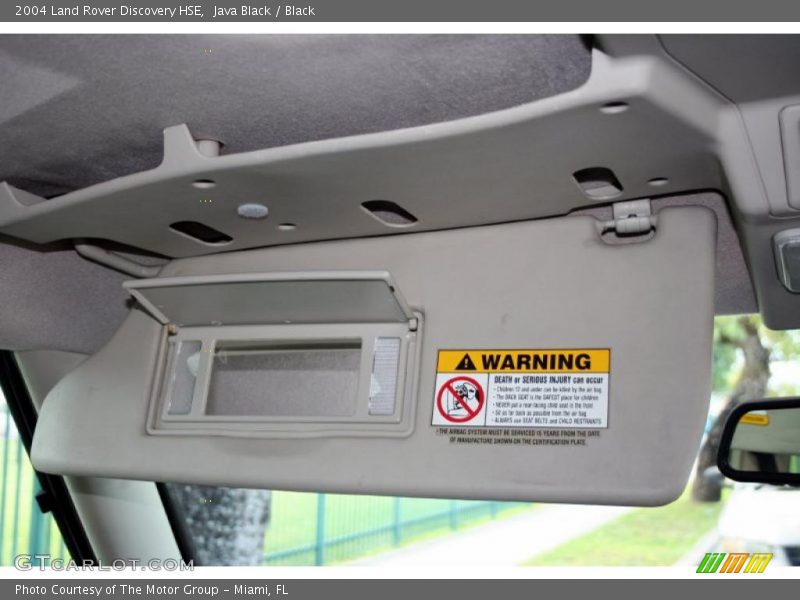 Java Black / Black 2004 Land Rover Discovery HSE