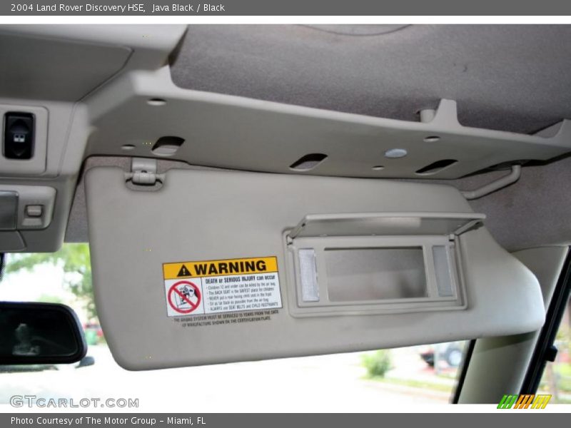 Java Black / Black 2004 Land Rover Discovery HSE
