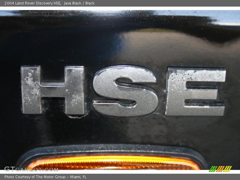 Java Black / Black 2004 Land Rover Discovery HSE