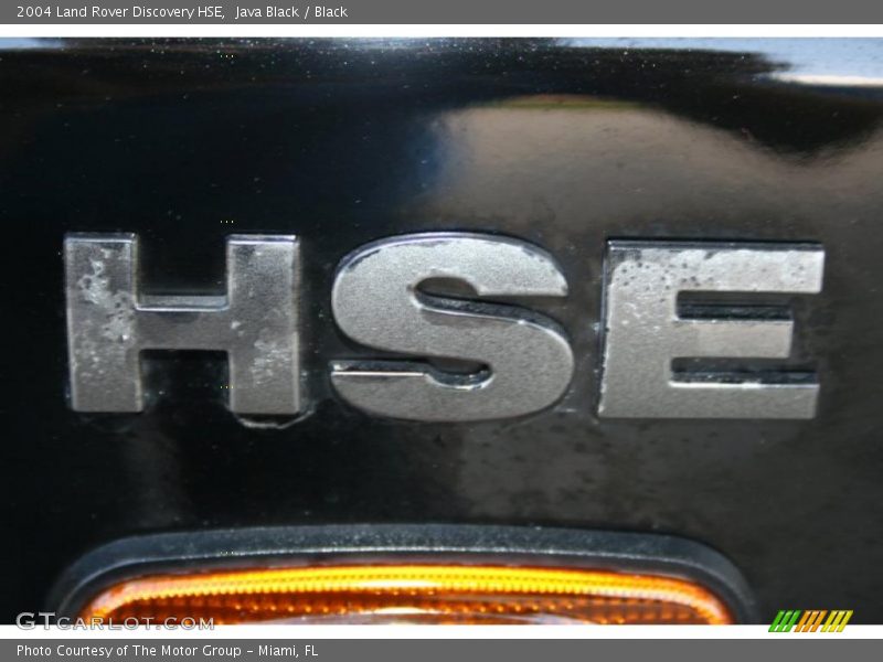 Java Black / Black 2004 Land Rover Discovery HSE