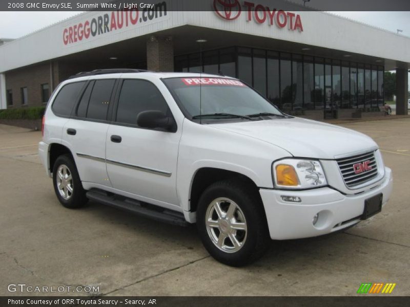 Summit White / Light Gray 2008 GMC Envoy SLE