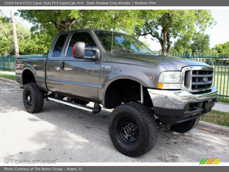 Dark Shadow Grey Metallic / Medium Flint 2004 Ford F250 Super Duty FX4 SuperCab 4x4