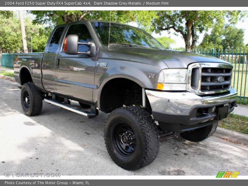 Dark Shadow Grey Metallic / Medium Flint 2004 Ford F250 Super Duty FX4 SuperCab 4x4
