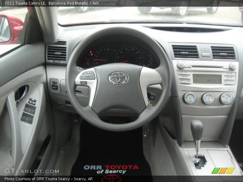 Barcelona Red Metallic / Ash 2011 Toyota Camry LE