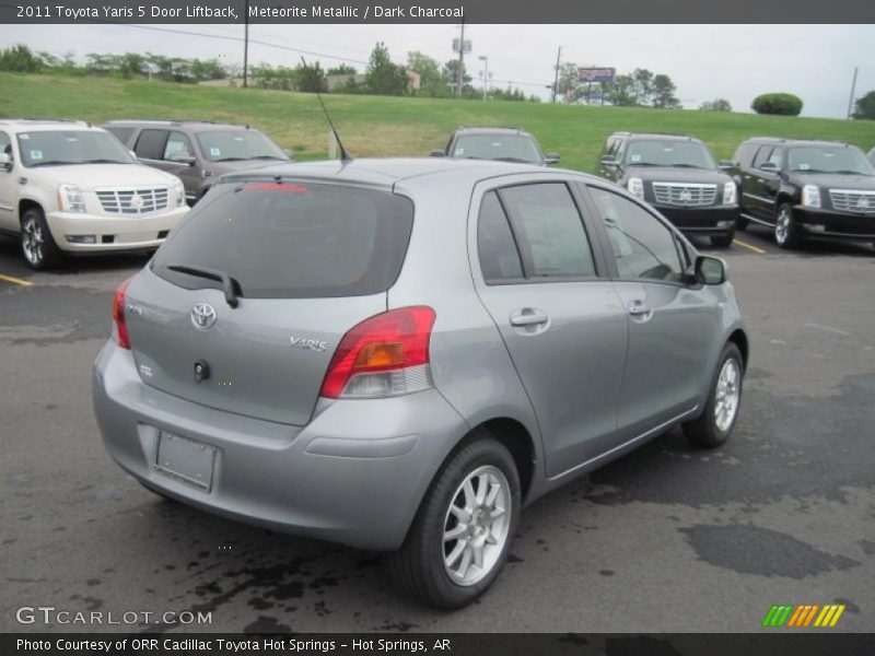 Meteorite Metallic / Dark Charcoal 2011 Toyota Yaris 5 Door Liftback
