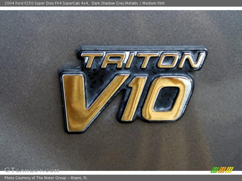 Dark Shadow Grey Metallic / Medium Flint 2004 Ford F250 Super Duty FX4 SuperCab 4x4