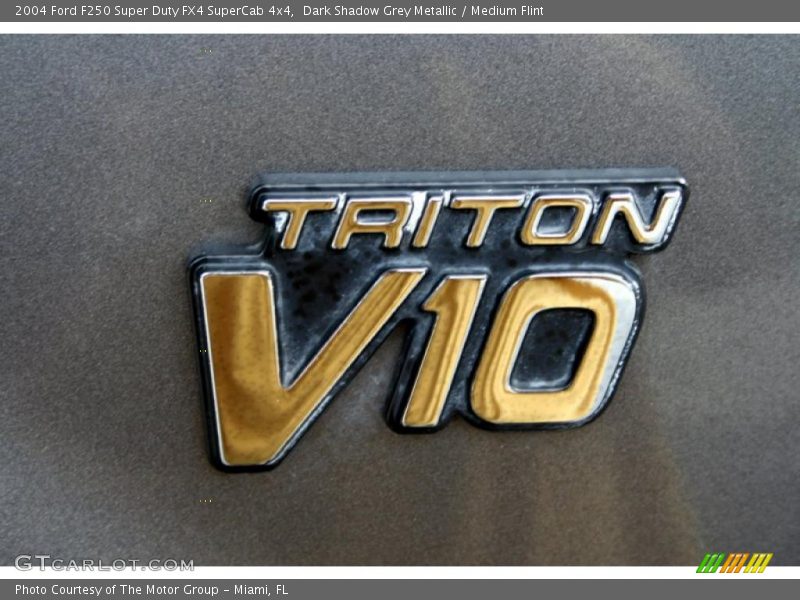 Dark Shadow Grey Metallic / Medium Flint 2004 Ford F250 Super Duty FX4 SuperCab 4x4