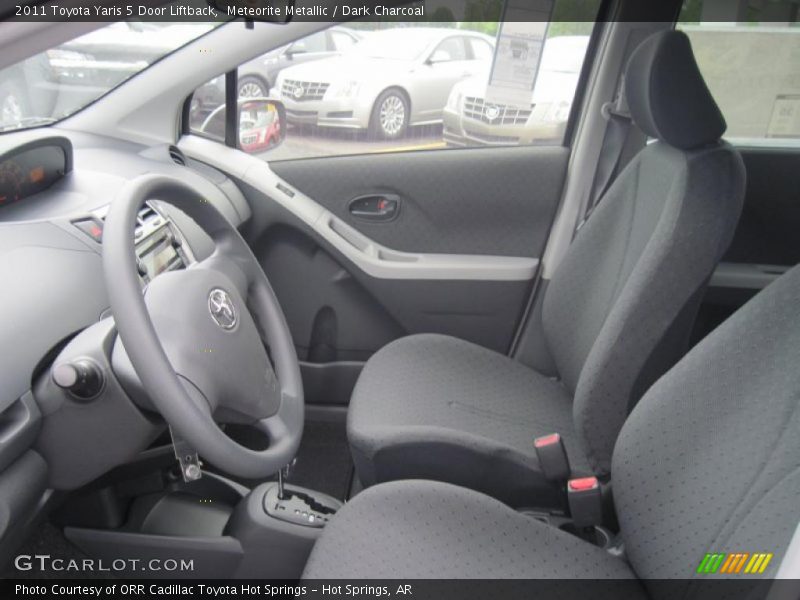  2011 Yaris 5 Door Liftback Dark Charcoal Interior