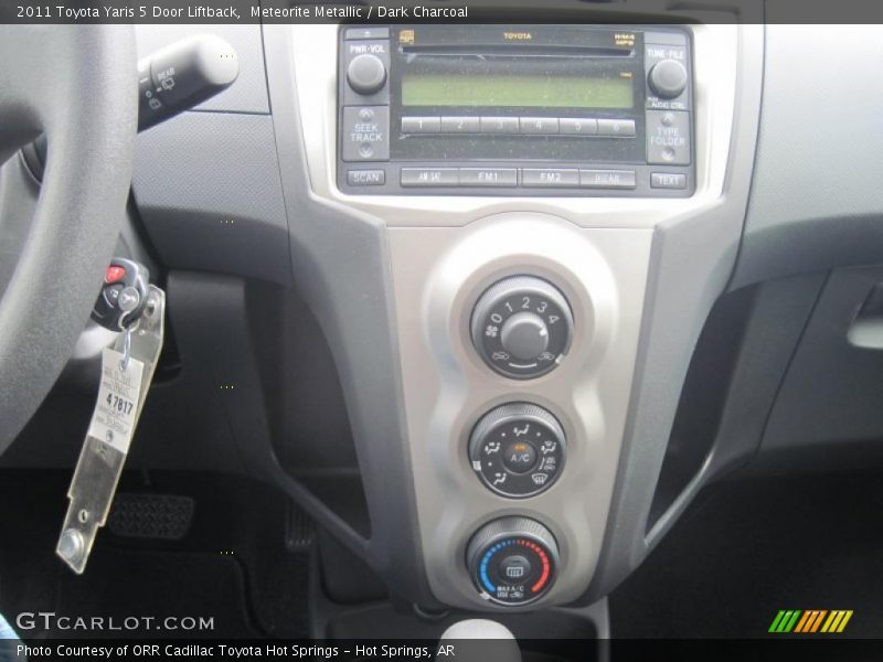 Controls of 2011 Yaris 5 Door Liftback