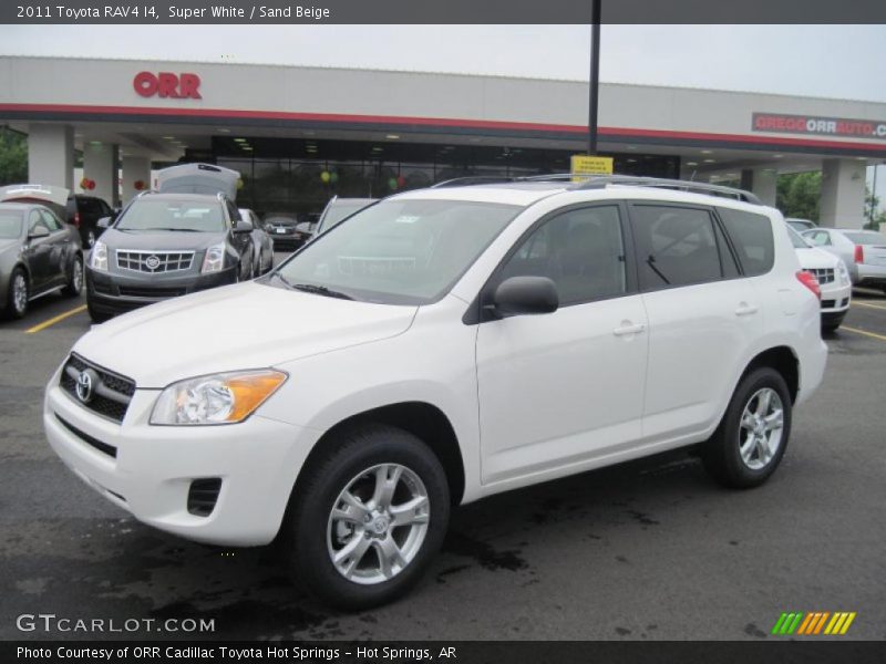 Super White / Sand Beige 2011 Toyota RAV4 I4
