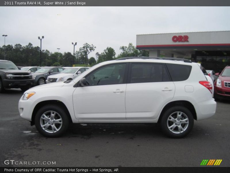 Super White / Sand Beige 2011 Toyota RAV4 I4