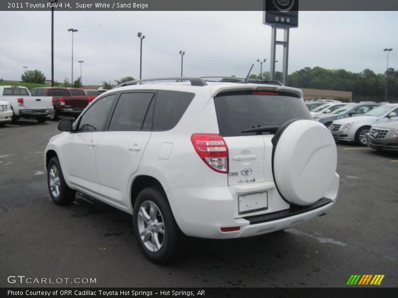 Super White / Sand Beige 2011 Toyota RAV4 I4