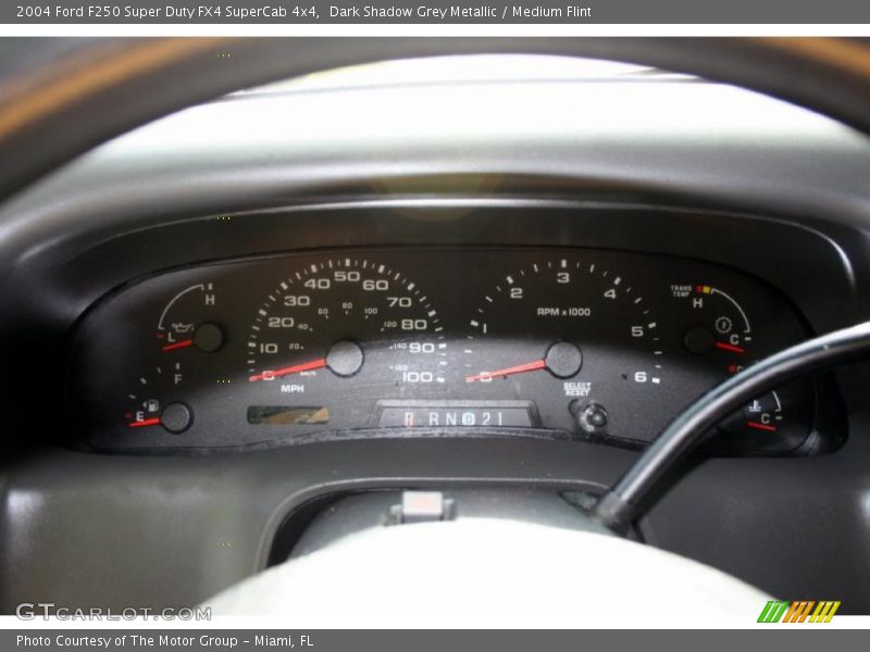 Dark Shadow Grey Metallic / Medium Flint 2004 Ford F250 Super Duty FX4 SuperCab 4x4