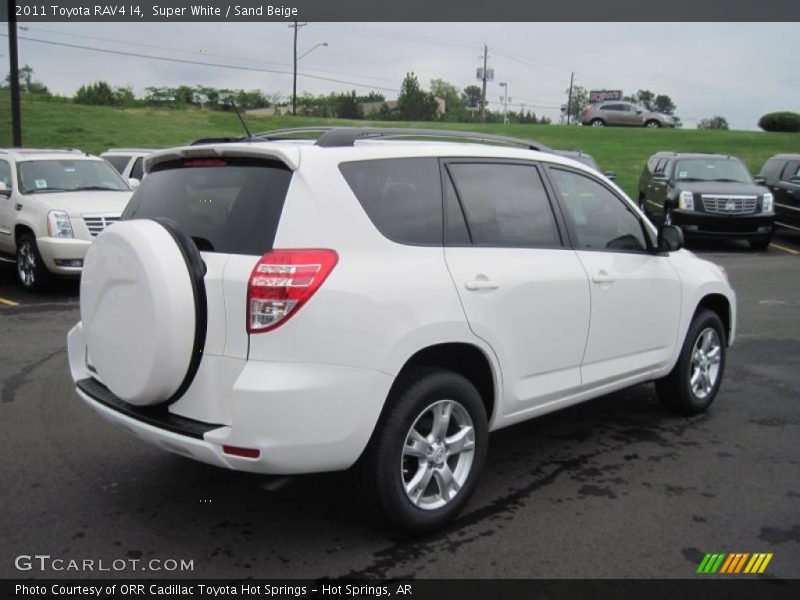 Super White / Sand Beige 2011 Toyota RAV4 I4