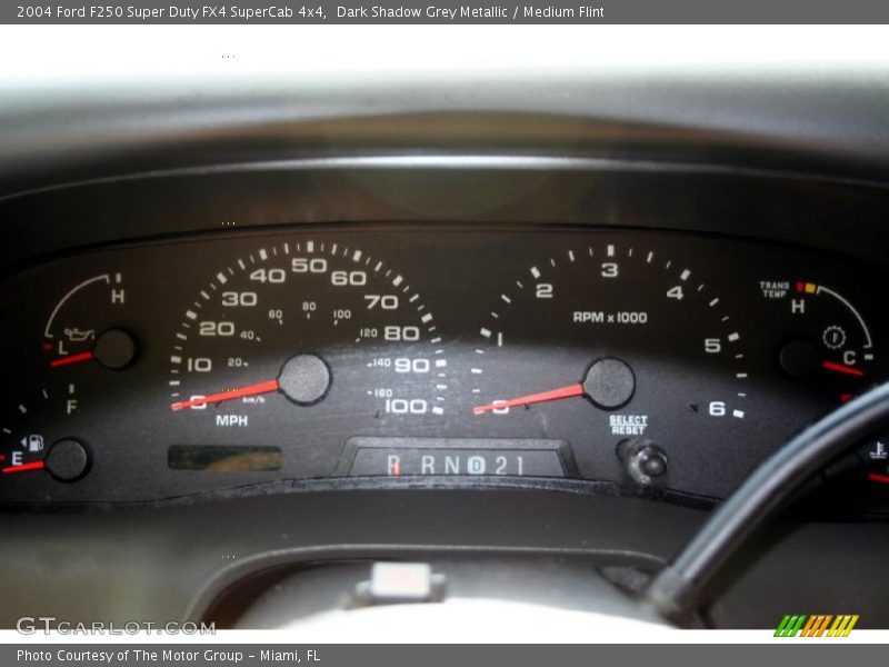 Dark Shadow Grey Metallic / Medium Flint 2004 Ford F250 Super Duty FX4 SuperCab 4x4
