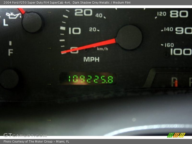 Dark Shadow Grey Metallic / Medium Flint 2004 Ford F250 Super Duty FX4 SuperCab 4x4