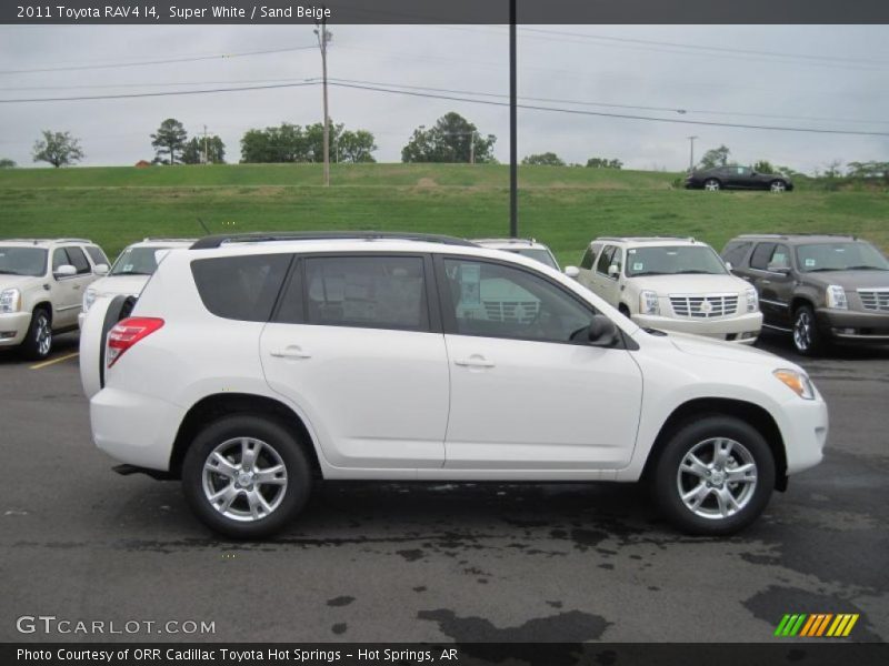 Super White / Sand Beige 2011 Toyota RAV4 I4