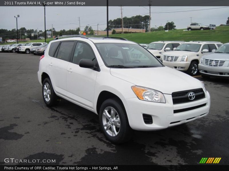 Super White / Sand Beige 2011 Toyota RAV4 I4