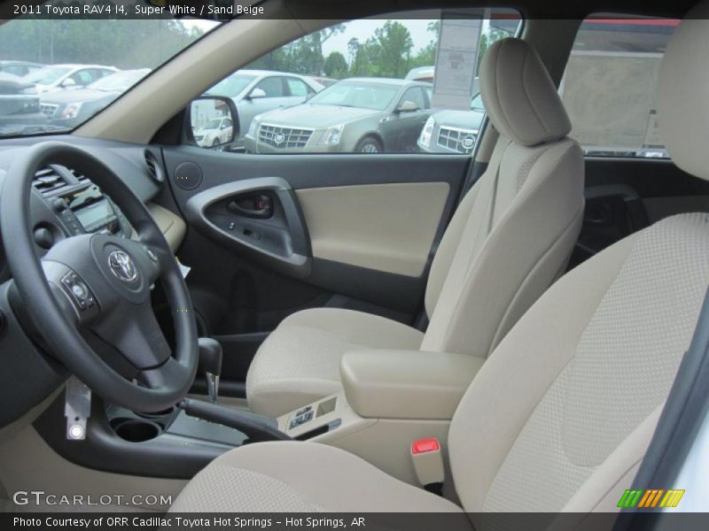 Super White / Sand Beige 2011 Toyota RAV4 I4