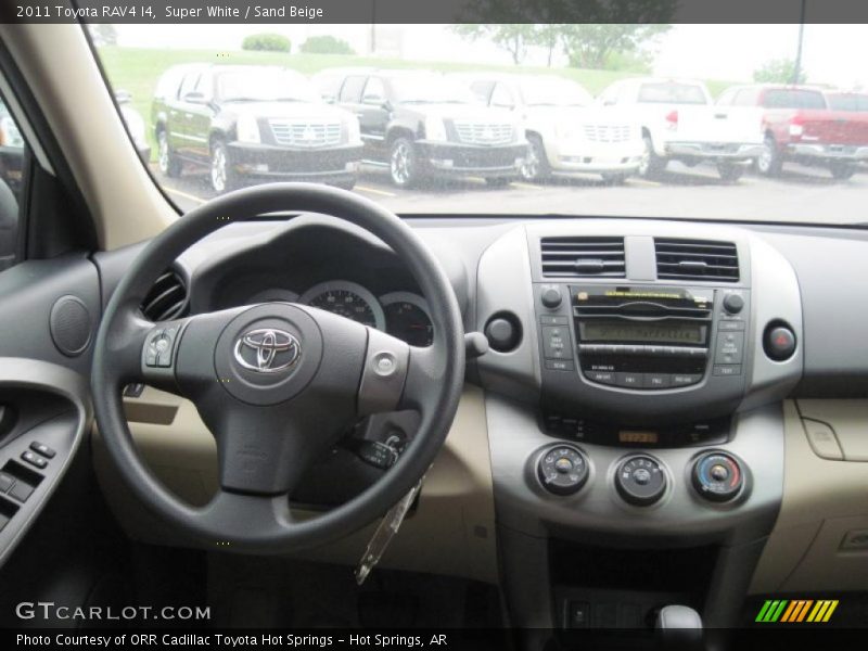 Super White / Sand Beige 2011 Toyota RAV4 I4