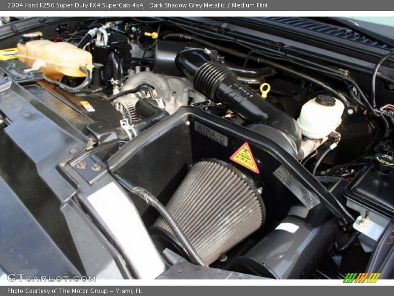 Dark Shadow Grey Metallic / Medium Flint 2004 Ford F250 Super Duty FX4 SuperCab 4x4