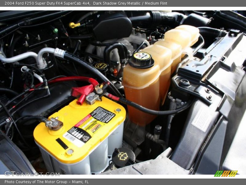 Dark Shadow Grey Metallic / Medium Flint 2004 Ford F250 Super Duty FX4 SuperCab 4x4