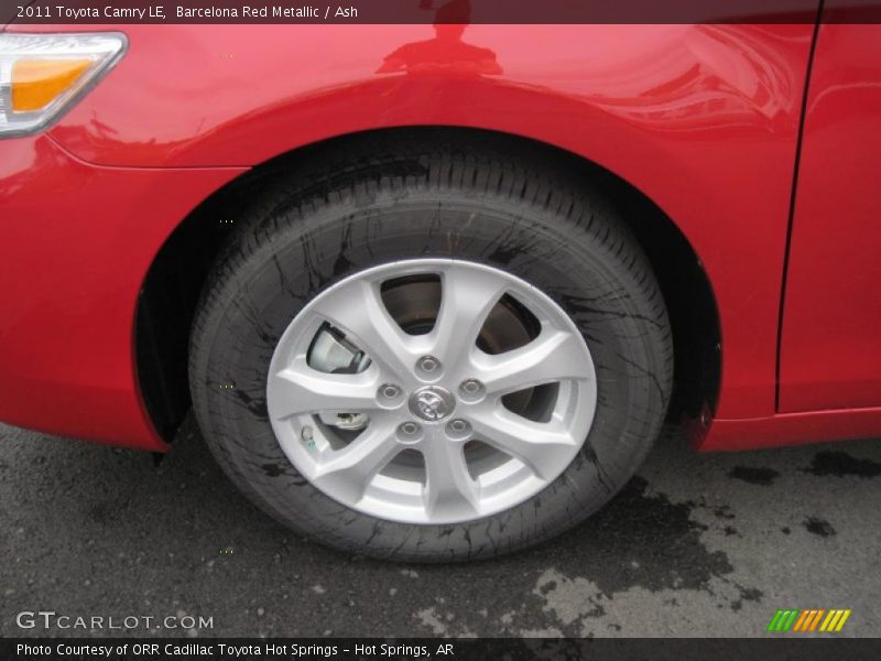 Barcelona Red Metallic / Ash 2011 Toyota Camry LE