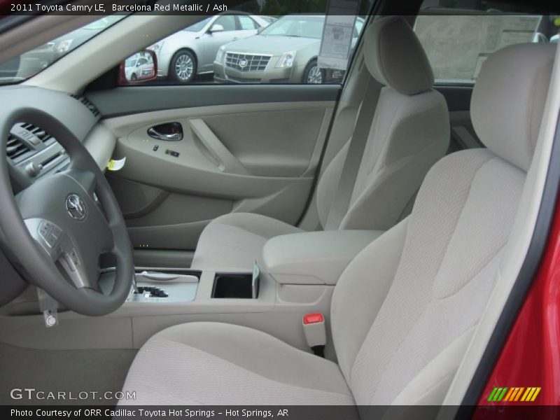 Barcelona Red Metallic / Ash 2011 Toyota Camry LE