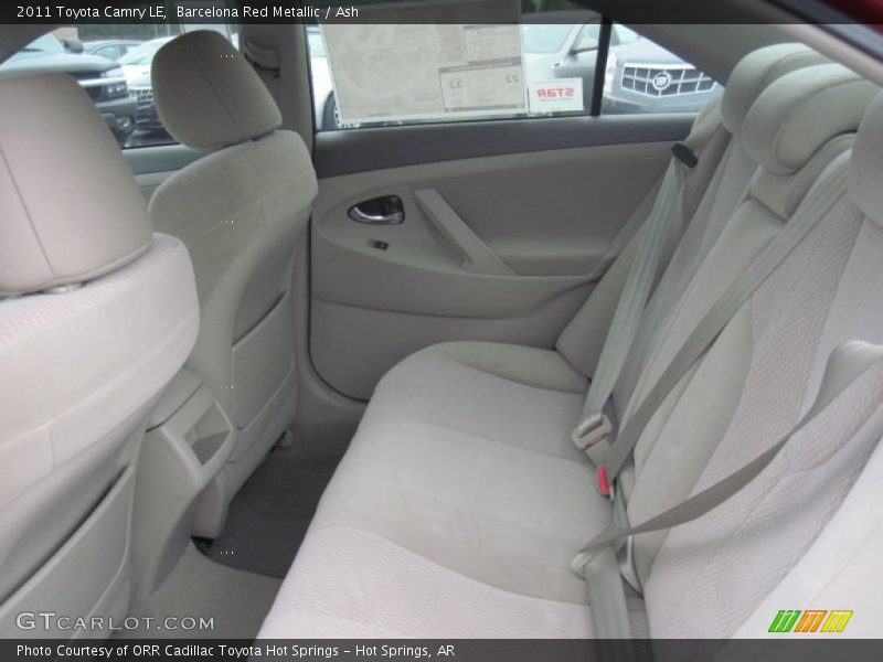Barcelona Red Metallic / Ash 2011 Toyota Camry LE