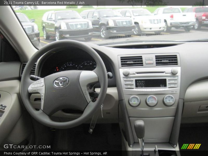 Barcelona Red Metallic / Ash 2011 Toyota Camry LE