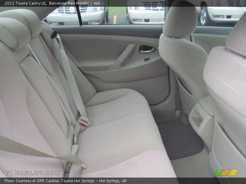 Barcelona Red Metallic / Ash 2011 Toyota Camry LE
