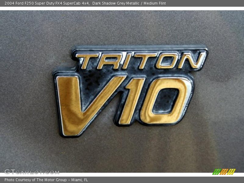 Dark Shadow Grey Metallic / Medium Flint 2004 Ford F250 Super Duty FX4 SuperCab 4x4
