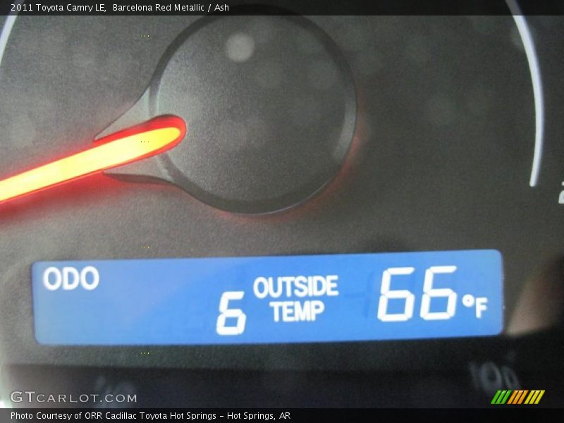 Barcelona Red Metallic / Ash 2011 Toyota Camry LE