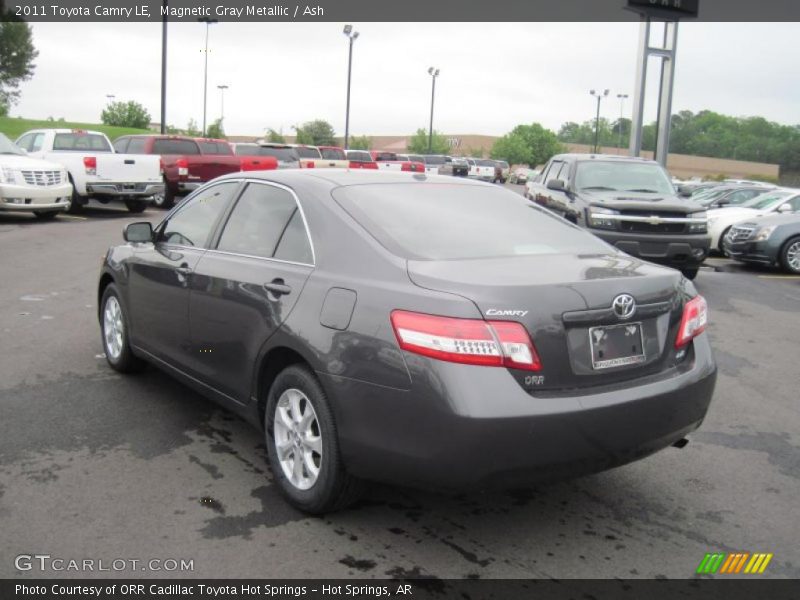 Magnetic Gray Metallic / Ash 2011 Toyota Camry LE