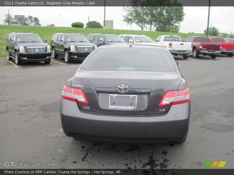 Magnetic Gray Metallic / Ash 2011 Toyota Camry LE