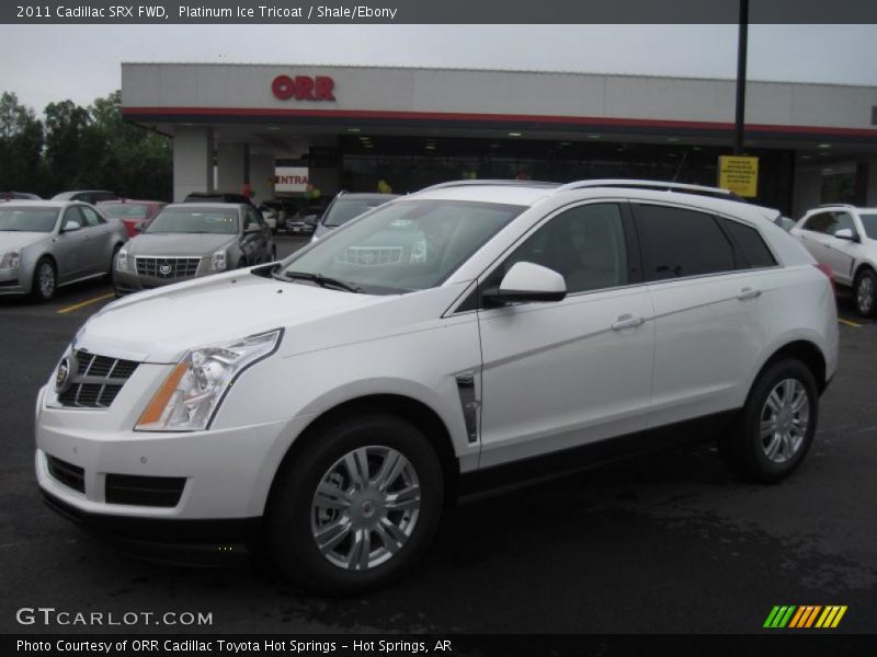 Platinum Ice Tricoat / Shale/Ebony 2011 Cadillac SRX FWD