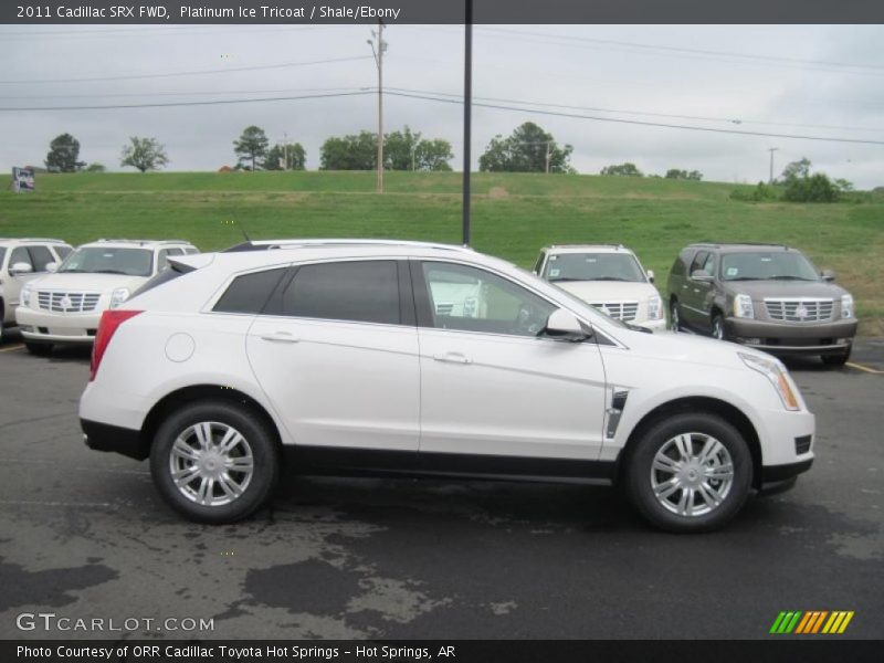 Platinum Ice Tricoat / Shale/Ebony 2011 Cadillac SRX FWD