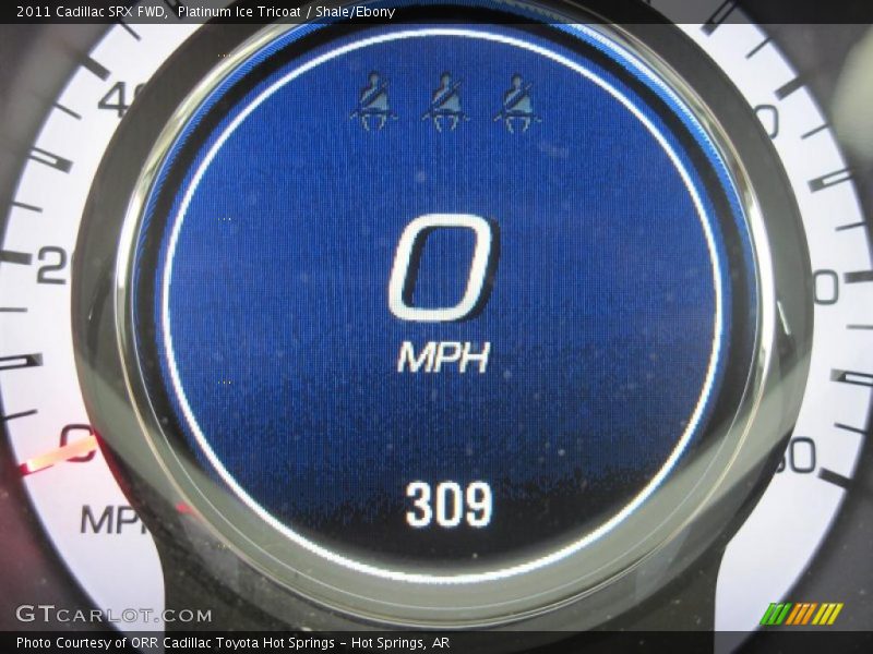 Platinum Ice Tricoat / Shale/Ebony 2011 Cadillac SRX FWD
