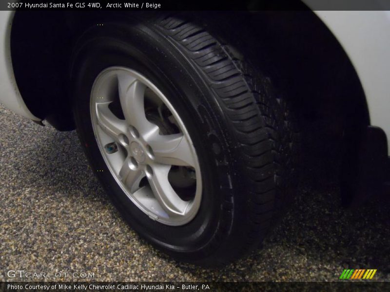 Arctic White / Beige 2007 Hyundai Santa Fe GLS 4WD