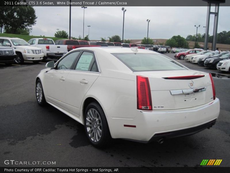White Diamond Tricoat / Cashmere/Cocoa 2011 Cadillac CTS 3.6 Sedan