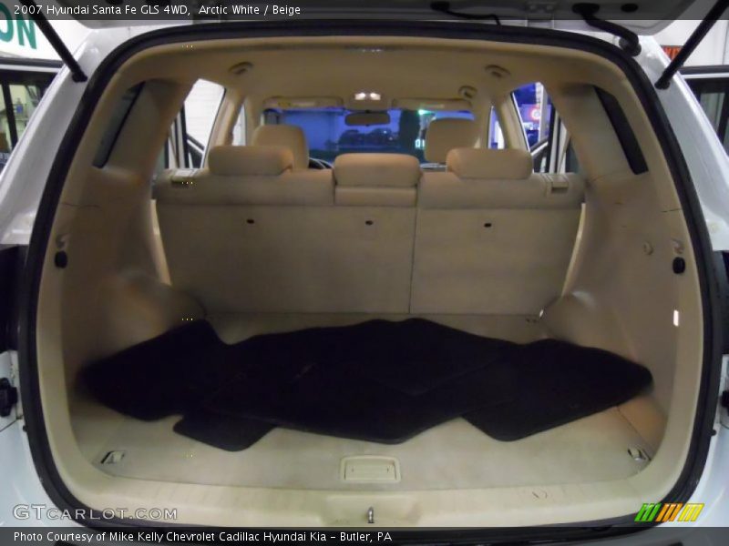 Arctic White / Beige 2007 Hyundai Santa Fe GLS 4WD